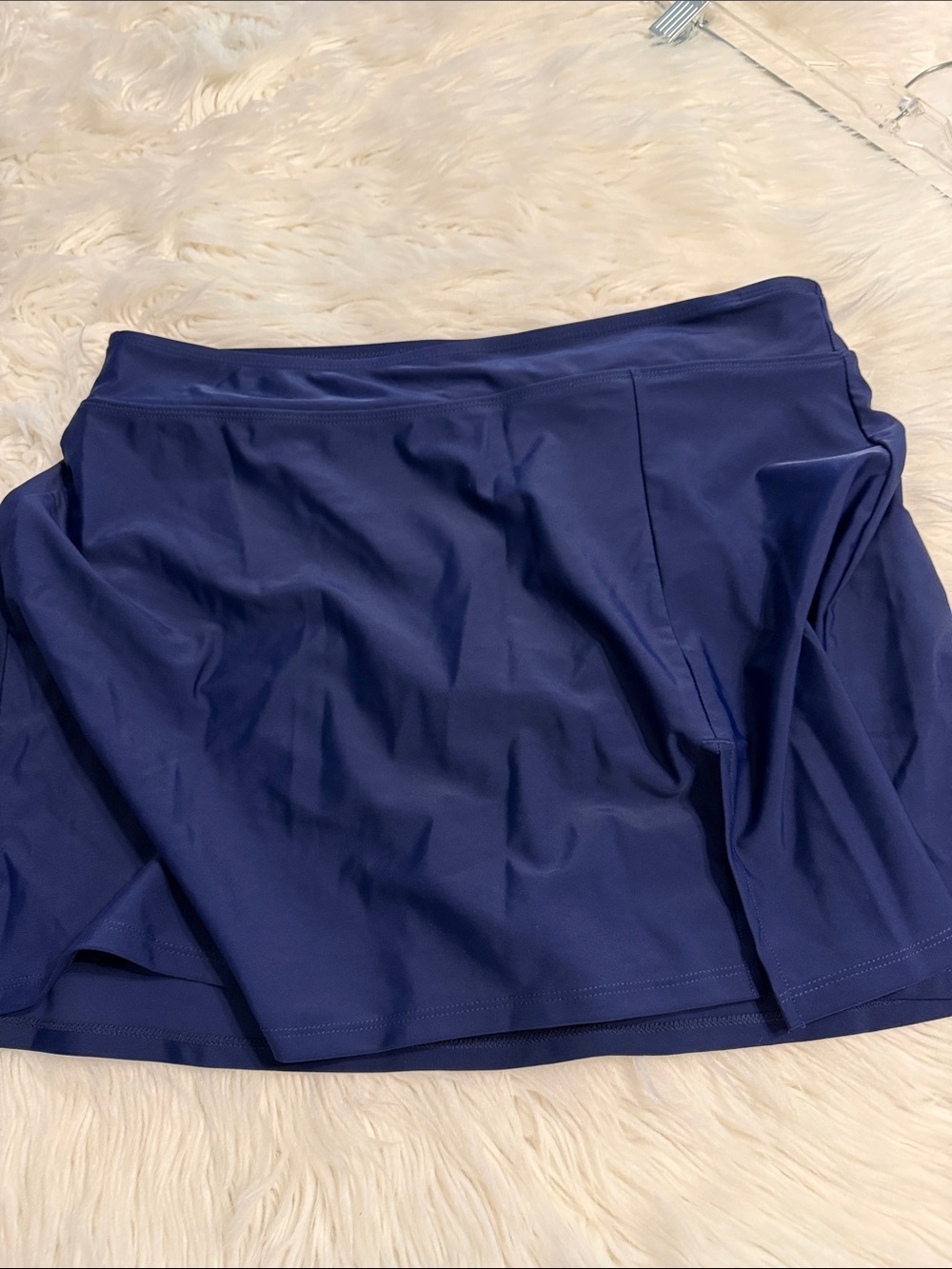Lands' End Navy A-Line Active Skirt for swim size L brand new length 16” W 32” - Picture 6 of 8